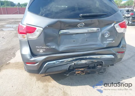 2016 Nissan Pathfinder Platinum from USA, damaged, VIN 5N1AR2MM5GC613495